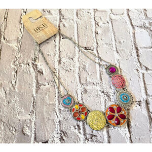 BKE Multi Colored Necklace Enamel